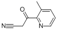 CAS 登录号：59718-85-3， 3-(3-甲基吡啶-2-基)-3-氧代丙腈