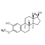 CAS 登录号：5976-65-8， (17beta)-3-甲氧基雌甾-1,3,5(10)-三烯-2,17-二醇