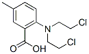 CAS 登录号：5977-34-4， 6-[二(2-氯乙基)氨基]间甲苯甲酸