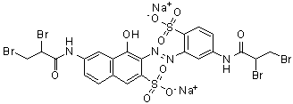 CAS 登录号：59800-33-8， 活性红 136