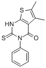CAS 登录号：59898-64-5， 5,6-二甲基-3-苯基-2-硫代-2,3-二氢噻吩并[2,3-d]嘧啶-4(1H)-酮