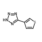 CAS 登录号：59918-86-4， 5-(3-噻吩基)-2H-四唑