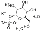 CAS 登录号：5996-14-5， alpha-D-吡喃葡萄糖 1-磷酸酯二钾盐水合物