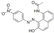 CAS 登录号：59970-81-9， N-[7-羟基-8-[2-(4-硝基苯基)偶氮]-1-萘基]-乙酰胺