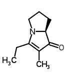 CAS 登录号：60026-49-5， (7aS)-3-乙基-2-甲基-5,6,7,7A-四氢-1H-吡咯里嗪-1-酮