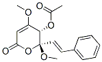 CAS#: 60037-33-4, (5S,6S)-5-Acetoxy-5,6-Dihydro-4,6-Dimethoxy-6-[(E)-2-Phenylethenyl]-2H-Pyran-2-One