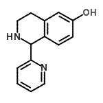 CAS 登录号：600647-83-4， 1-(2-吡啶基)-1,2,3,4-四氢-6-异喹啉醇