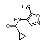 CAS 登录号：600699-38-5， N-(5-甲基-1,2-恶唑-4-基)环丙烷甲酰胺