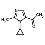 CAS 登录号：600699-44-3， 1-(1-环丙基-2-甲基-1H-咪唑-5-基)乙酮