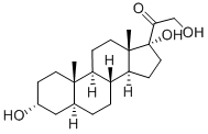 CAS#: 601-01-4, 3alpha,17,21-Trihydroxy-5alpha-pregnan-20-one