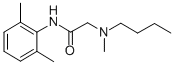 CAS 登录号:60108-67-0, 2-(丁基甲基氨基)-2',6'-乙酰二甲基苯胺