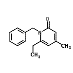 CAS 登录号：601521-95-3， 1-苄基-6-乙基-4-甲基-2(1H)-吡啶酮