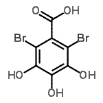 CAS 登录号：602-92-6， 2,6-二溴-3,4,5-三羟基苯甲酸