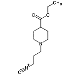 CAS#: 602268-68-8, Ethyl 1-(3-isocyanopropyl)-4-piperidinecarboxylate