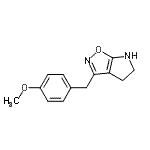 CAS 登录号：603067-35-2， 3-(4-甲氧基苄基)-5,6-二氢-4H-吡咯并[3,2-d][1,2]恶唑