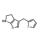 CAS 登录号：603067-46-5， 3-(2-噻吩基甲基)-5,6-二氢-4H-吡咯并[3,2-d][1,2]恶唑