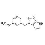 CAS 登录号：603067-68-1， 3-(3-甲氧基苄基)-5,6-二氢-4H-吡咯并[3,2-d][1,2]恶唑