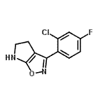 CAS 登录号：603067-94-3， 3-(2-氯-4-氟苯基)-5,6-二氢-4H-吡咯并[3,2-d][1,2]恶唑