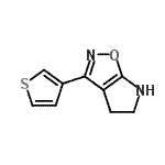 CAS 登录号：603068-09-3， 3-(3-噻吩基)-5,6-二氢-4H-吡咯并[3,2-d][1,2]恶唑