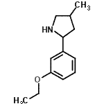 CAS 登录号：603068-22-0， 2-(3-乙氧基苯基)-4-甲基吡咯烷