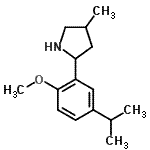 CAS 登录号：603068-76-4， 2-(5-异丙基-2-甲氧基苯基)-4-甲基吡咯烷