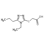 CAS 登录号：603071-16-5， [(4-乙基-5-丙基-4H-1,2,4-三唑-3-基)硫基]乙酸