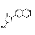 CAS 登录号：603090-02-4， 6-(4-甲基-2-吡咯烷基)异喹啉