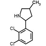 CAS 登录号：603090-17-1， 2-(2,3-二氯苯基)-4-甲基吡咯烷