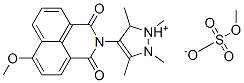 CAS#: 60317-11-5, 4-(6-Methoxy-1,3-Dioxo-1H-Benz[de]Isoquinolin-2(3H)-Yl)-1,2,3,5-Tetramethyl-1H-Pyrazolium Methyl Sulphate