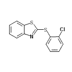 CAS 登录号：60372-34-1， 2-[(2-氯苯基)硫基]-1,3-苯并噻唑