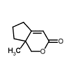 CAS 登录号：603944-67-8， 7a-甲基-5,6,7,7a-四氢环戊烯并[c]吡喃-3(1H)-酮