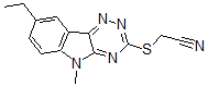 CAS 登录号：603946-66-3， [(8-乙基-5-甲基-5H-1,2,4-三嗪并[5,6-b]吲哚-3-基)硫代]-乙腈