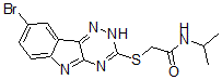 CAS 登录号：603946-96-9， 2-[(8-溴-2H-1,2,4-三嗪并[5,6-b]吲哚-3-基)硫代]-N-(异丙基)-乙酰胺