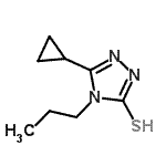CAS 登录号：603981-93-7， 5-环丙基-4-丙基-4H-1,2,4-三唑-3-硫醇