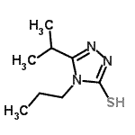 CAS 登录号：603981-94-8， 5-异丙基-4-丙基-4H-1,2,4-三唑-3-硫醇