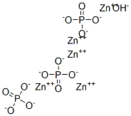 CAS 登录号：60430-04-8， 三(磷酸)五锌氢氧化物
