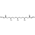 CAS#: 60453-84-1, (2-Hydroxy-1,3-Propanediyl)Bis(Oxy-2-Hydroxy-3,1-Propanediyl) Bisacrylate
