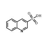 CAS 登录号：6046-41-9， 3-喹啉磺酸