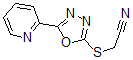 CAS 登录号：604739-83-5， [[5-(吡啶-2-基)-1,3,4-恶二唑-2-基]硫代]-乙腈
