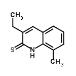 CAS 登录号：604754-89-4， 3-乙基-8-甲基-2(1H)-喹啉硫酮