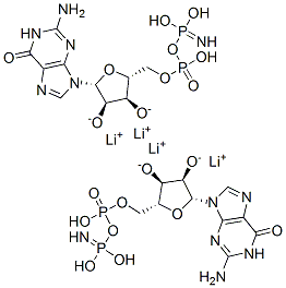 CAS 登录号:60522-21-6, 鸟苷 5'-(亚胺二磷酸酯)四锂盐