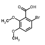 CAS 登录号：60555-93-3， 6-溴-2,3-二甲氧基苯甲酸