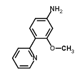 CAS 登录号：605652-55-9， 3-甲氧基-4-(2-吡啶基)苯胺