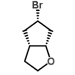 CAS 登录号：605655-00-3， (3aR,5S,6aS)-5-溴六氢-2H-环戊二烯并[b]呋喃