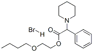 CAS 登录号:60595-56-4, 2-丁氧乙基 alpha-苯基哌啶-1-乙酸酯氢溴酸盐