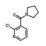 CAS 登录号：60597-68-4， (2-氯-3-吡啶基)(1-吡咯烷基)甲酮
