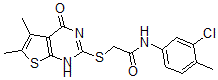 CAS#: 606108-54-7, N-(3-Chloro-4-Methylphenyl)-2-[(1,4-Dihydro-5,6-Dimethyl-4-Oxothieno[2,3-d]Pyrimidin-2-Yl)Thio]-Acetamide