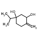 CAS 登录号：606490-63-5， 1-异丙基-4-亚甲基-1,3-环己烷二醇
