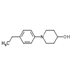 CAS 登录号：606495-00-5， 1-(4-乙基苯基)-4-哌啶醇