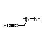 CAS 登录号：6068-67-3， 2-丙炔-1-基肼